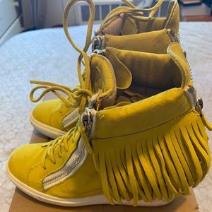 Giuseppe Zanotti fringe platform sneakers